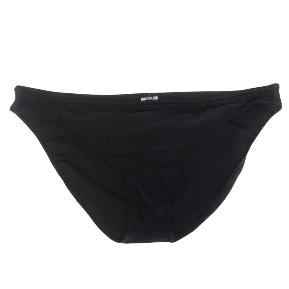 Island Escapes Bikini Bottom Womens 16 Swim Suit Black
